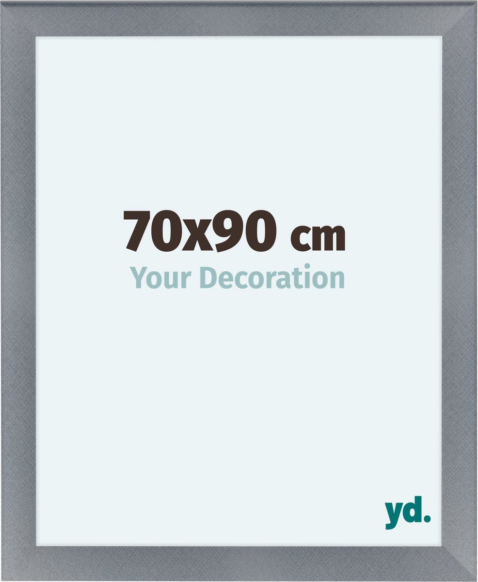 yd. Your Decoration - Fotolijst 70x90 cm - MDF - Aluminium Geborsteld - Como