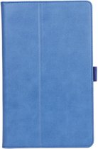 Samsung Galaxy Tab A 10.1 (2019) Portemonnee Hoesje met Strap Blauw