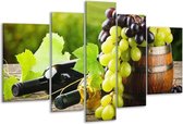 Peinture sur verre Cuisine, Raisins | Vert, marron | 170x100cm 5 Liège | Tirage photo sur verre |  F007493