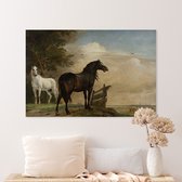 Canvas Schilderij Twee Paarden