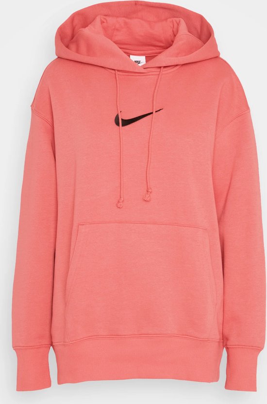 Nike Sportswear - Oversized Fleece Hoodie - Pink - Dames