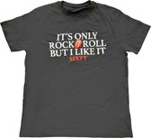 The Rolling Stones - Sixty It's Only R&R But I Like It Heren T-shirt - 2XL - Zwart