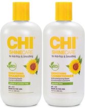 CHI Duo Pack ShineCare Shampooing Lissant 355 ml + Après-Shampooing 355 ml