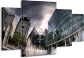 Peinture sur toile Angleterre | Gris, blanc | 160x90cm 4 Liège