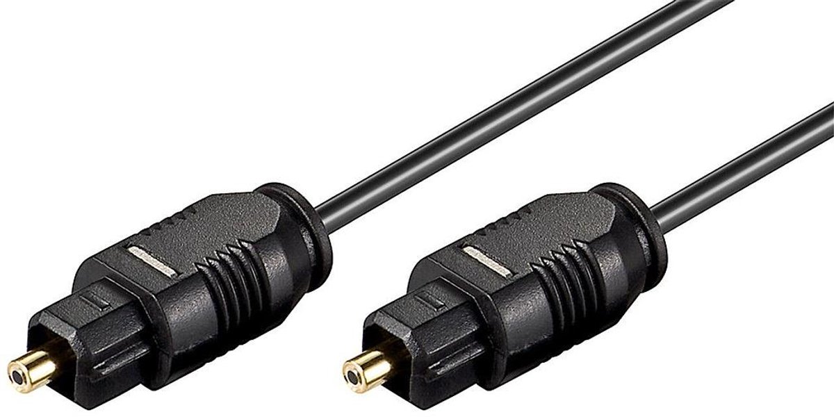 Goobay AVK 216-150 1.5m Glasvezel kabel 1,5 m toslink Zwart