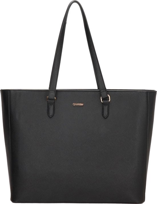 Sac cabas Charm London Birmingham - Zwart