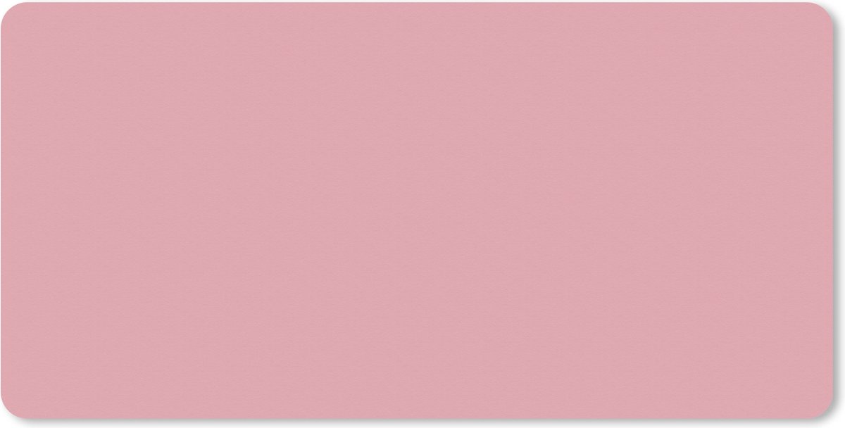 Gaming muismat - Muismat xxl - Roze - Effen - Game muismat - 90x45 cm - Grote muismat - Bureau onderlegger
