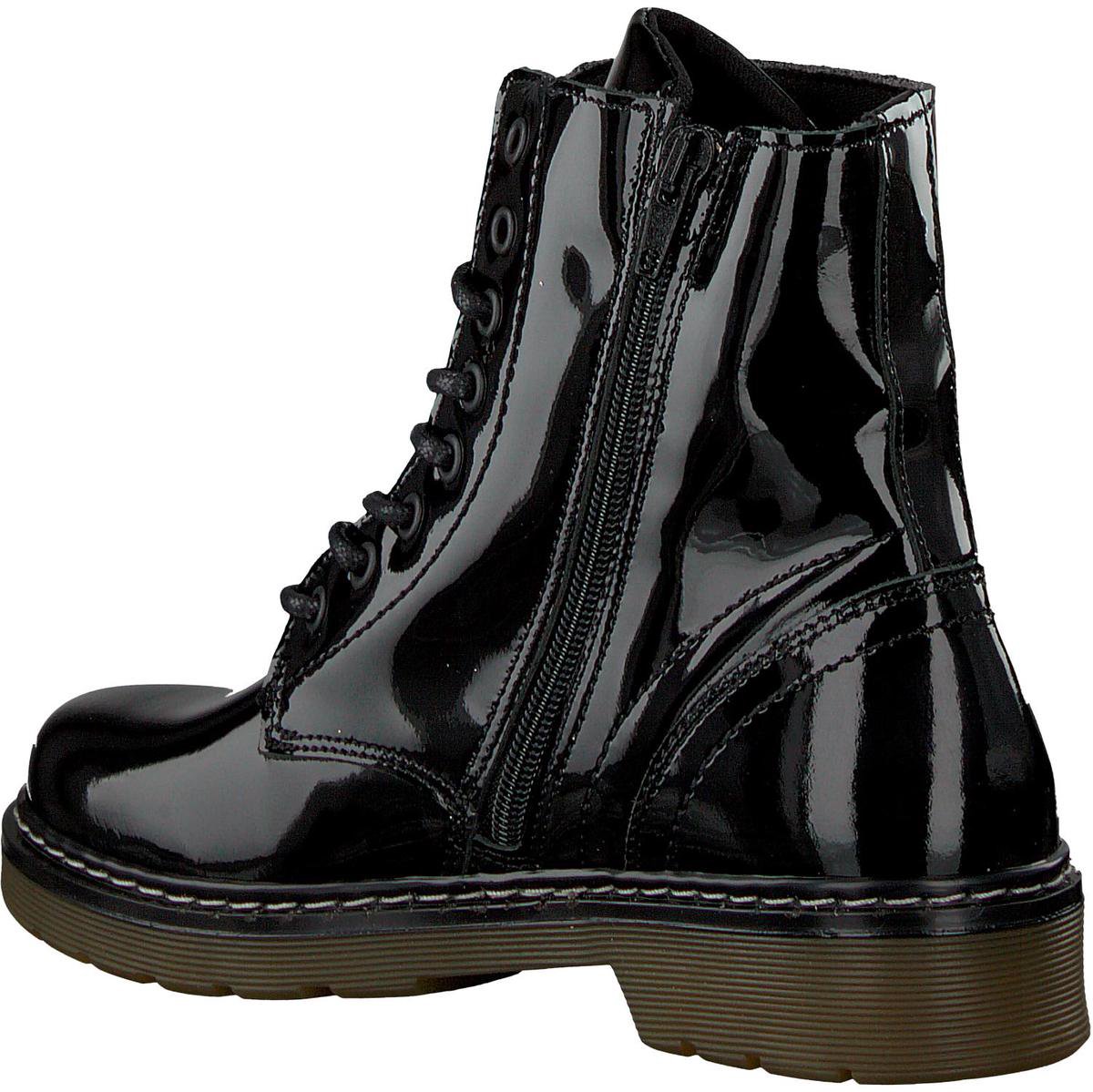 Bullboxer Meisjes Veterboots Ahc501 - Zwart - Maat 40 | bol.com