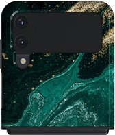 Coque Samsung Galaxy Z Flip 4 Burga Tough Back cover - Emerald Pool