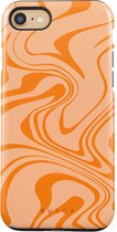 Burga Hoesje Geschikt voor iPhone SE (2022) / SE (2020) / 8 / 7 - Burga Tough Case - oranje