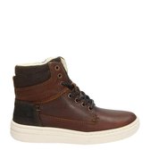 Nelson Kids jongens veterboots - Cognac - Maat 34