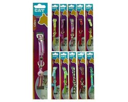 Halsband kat - Roze halsband - Kat - Kattenhalsband met belletje