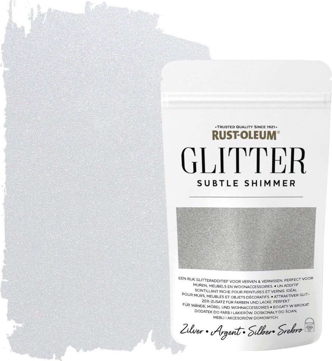 Angelus Glitterlites - Blanc - 29,5 ml Peinture Glitter pour cuir (Sucre  Blanc)