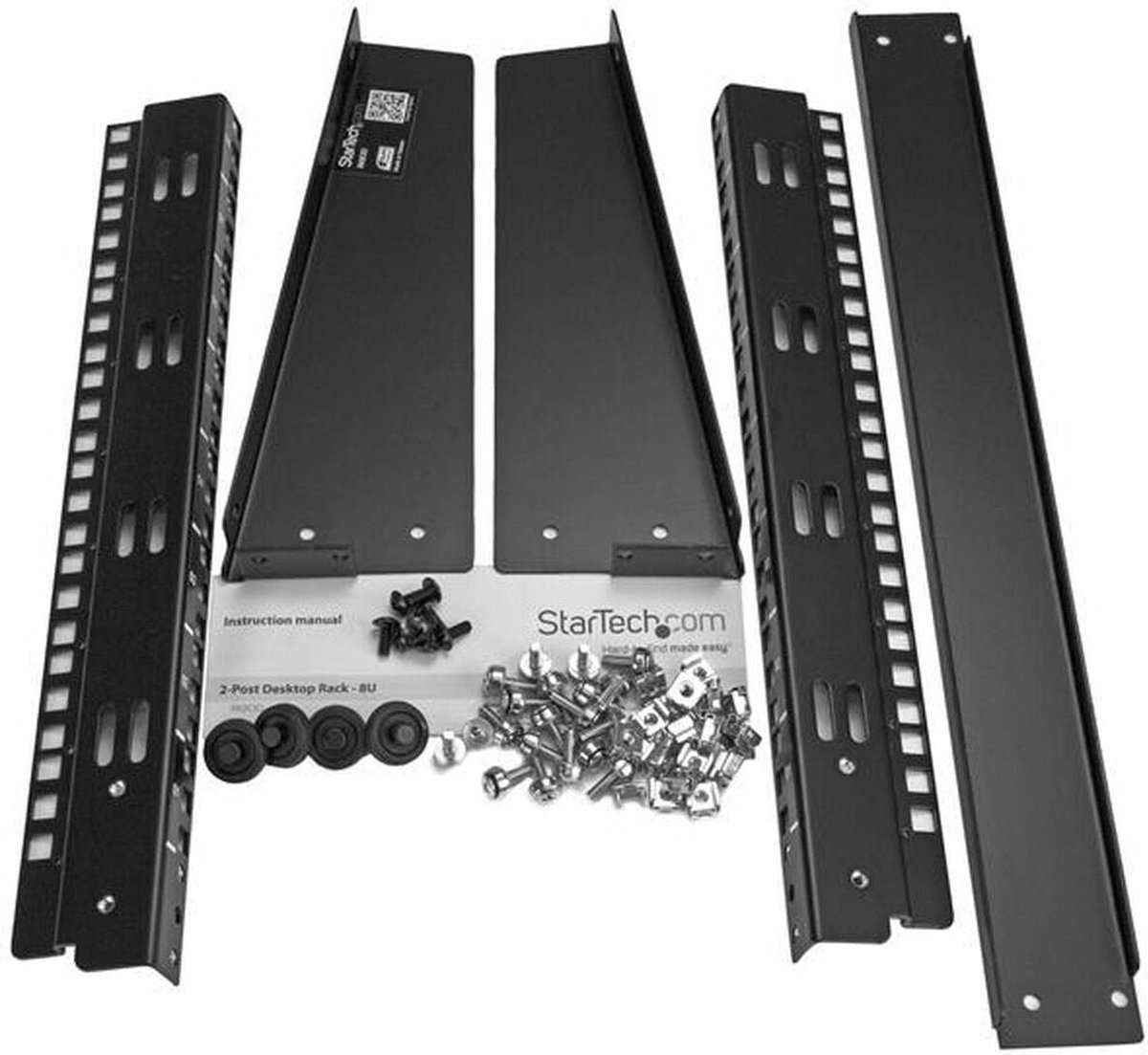 StarTech 8U Desktop rack serverkast - 2-stijlen Open Frame Rack