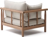 Kave Home - Massief eucalyptushouten fauteuil Sacova