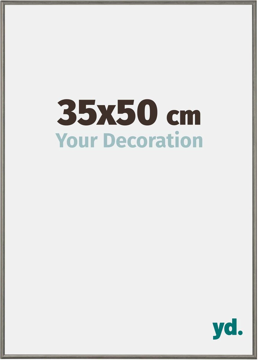 yd. Your Decoration - Fotolijst 35x50 cm - Aluminium - Mercury Structuur - New York