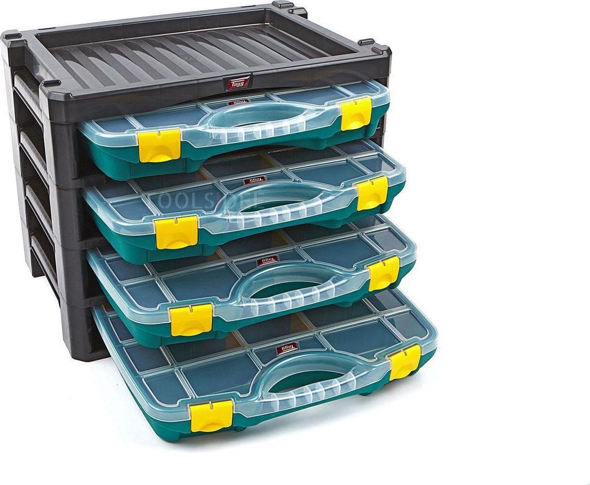 Tayg Assortimentsdoos / Multibox 3 Groen