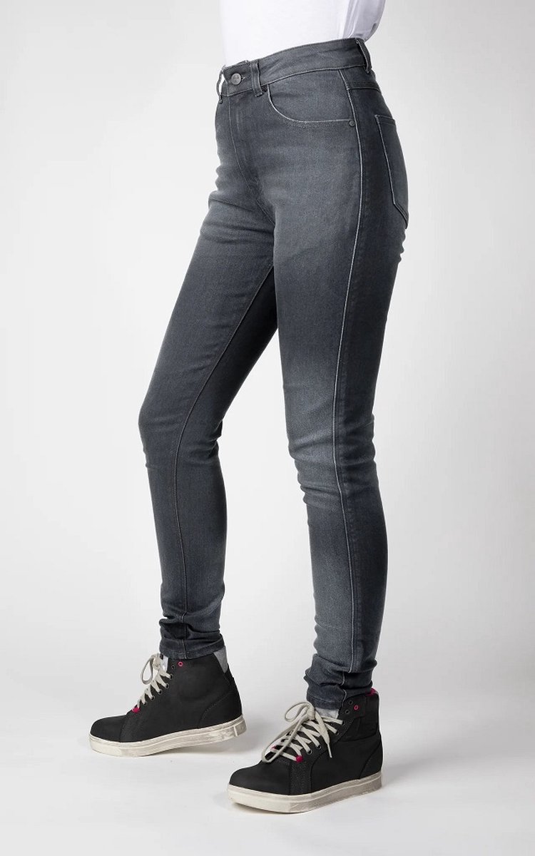 Bull-It Jeans Elara Lady Grey Slim Short 34 - Maat - Broek