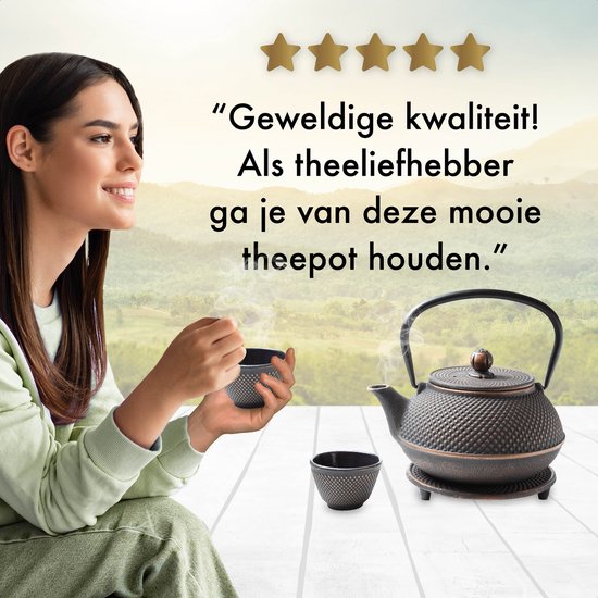 Theepot Sakura Tea Gietijzer Groen 1.5 Liter kopen