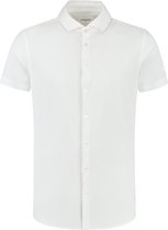 Purewhite - Heren Slim Fit Overhemd - Wit - Maat S