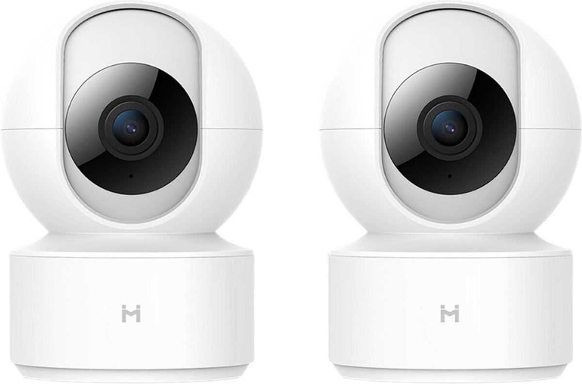Novoz Camera In Huis - Hondencamera - Huisdiercamera - Beveiligingscamera - Pet Camera - Met App - 2 stuks - 32GB