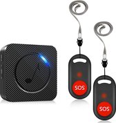 Draagbare Pager Voor Zorgverleners / Sos Alarm - Noodoproepknop Bel / Noodalarmsysteem / Persoonlijke Alarmhulp \ Portable Pager For Caregivers / Emergency Call Button Call / Emergency Alarm System / 50 eu