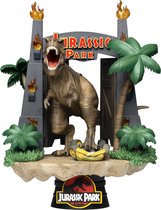 Beast Kingdom - Universal - Diorama-088 - Jurassic Park - La Porte du Parc - 15cm