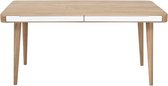 Gazzda Ena table houten eettafel whitewash - 160 x 90 cm