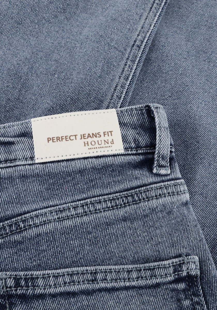 Hound Semi Wide Jeans Jeans Meisjes - Broek - Blauw - Maat 140 | bol.com