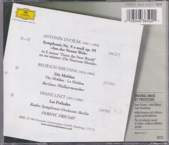 Symphonie no. 9 - Antonin Dvorak - Berliner Philharmoniker en