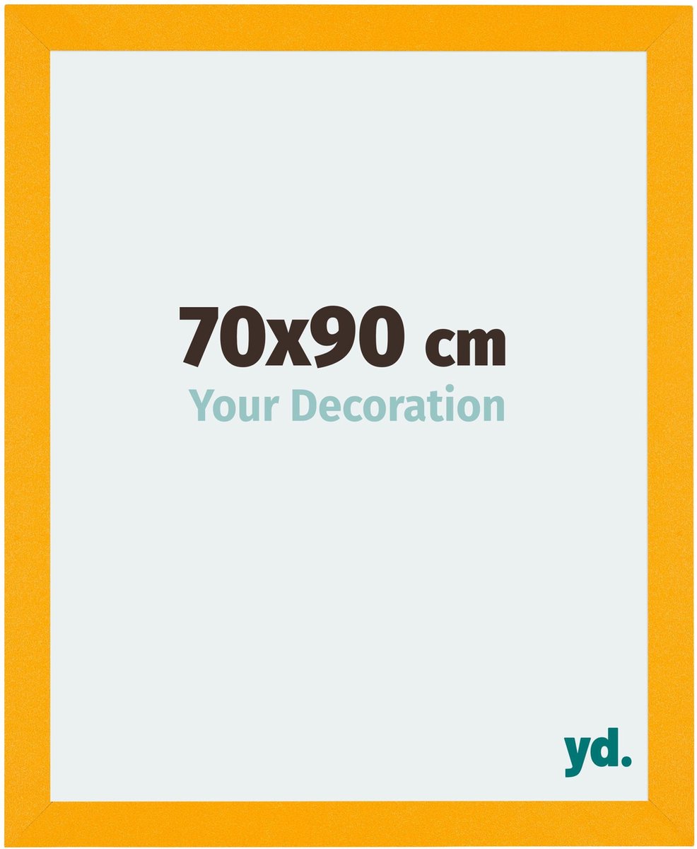Your Decoration - Fotolijst 70x90 cm - MDF - Geel - Mura