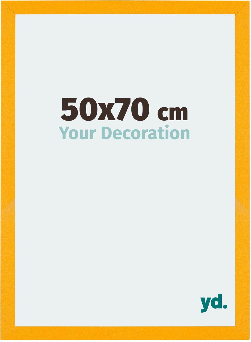 Your Decoration - Fotolijst 50x70 cm - MDF - Geel - Mura