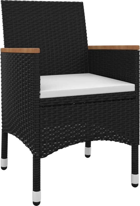 Signature Home Tuinmeubelset - 2 Schommelstoelen, Tafel & Tuinbank - Zwart
