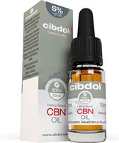 Cibdol - 5% CBN en 2,5% CBD olie (10ml) - cannabidiol - cannabinol
