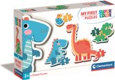 Clementoni - My First puzzles Dinosaures, Puzzles enfants, 2-3 ans, 20834