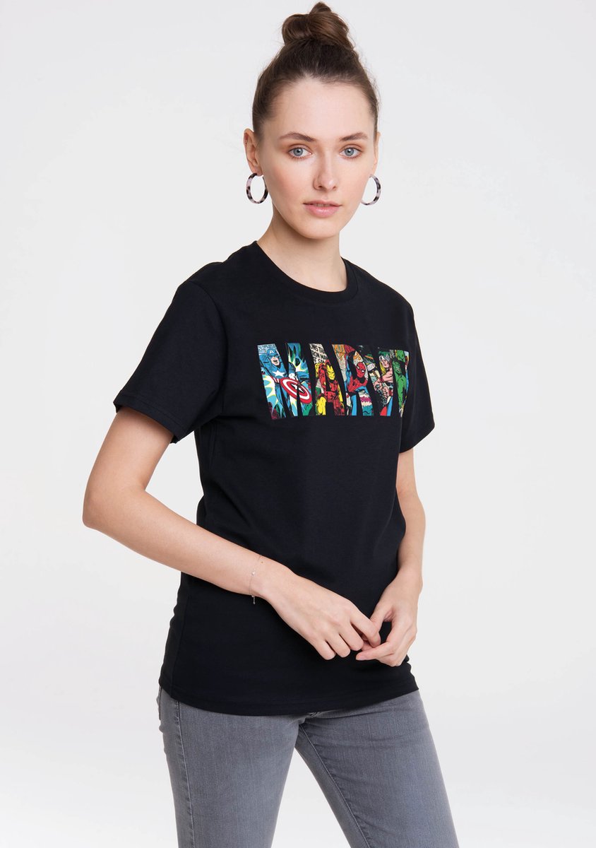 Logoshirt T-Shirt Marvel Comic Colour Logo