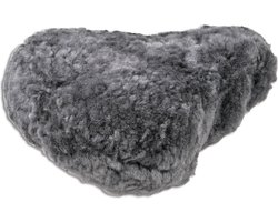 foto van Merkloos Zadeldek - Schapenvacht - Grijs