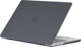 Zwarte Carbon Look Case / Cover | Geschikt voor Apple MacBook Pro 14,2 Inch (2021) - (2023) | Hardshell - Hardcase Cover | Geschikt voor de nieuwste 14 inch modellen M1 / M2 A2442