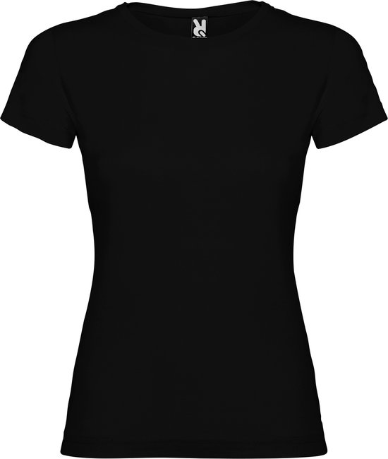 T-shirt 'Jamaica' dames met korte mouwen Zwart - 5/6