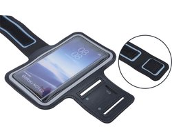 Sport armband XL tot 6.5 inch scherm - Geschikt voor iPhone 6 Plus/6s Plus/7 Plus /8 Plus/ X / XS / XS Max/Samsung s8 Plus / s9 Plus / s10 Plus / Huawei p30 - Zwart