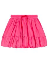 Speculaas ballonrokje fuchsia met mesh onderrok