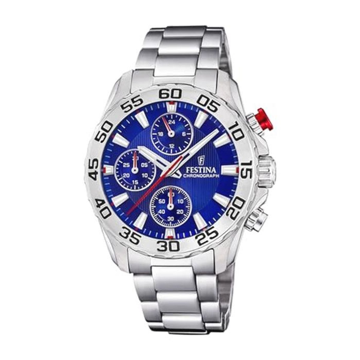 Jongens Quartz Horloge met RVS Armband - Blauw