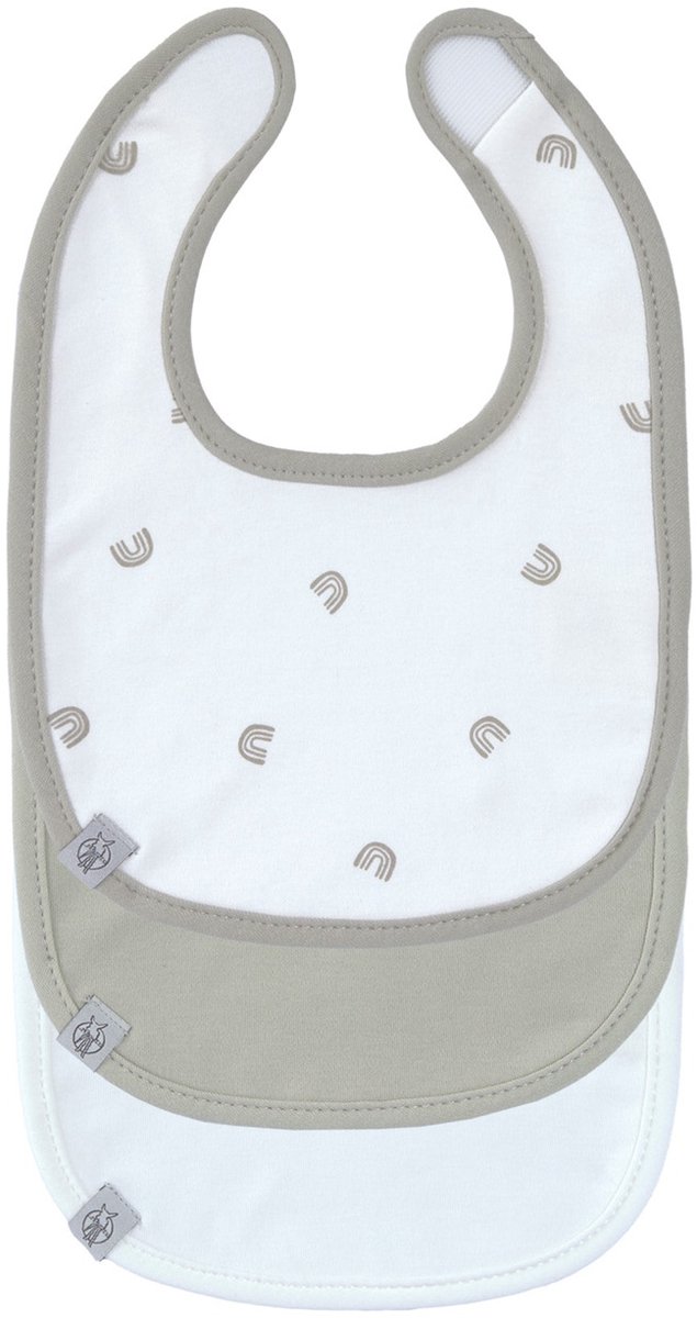 Lässig Slabbetjes Newborn - Rainbow - 3 Stuks