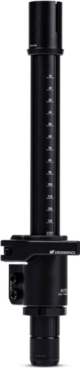 ACID Easy Travel Stuurhoogteverstelling - 140 mm Hoogteverstelling - Max 125 kg - Inclusief Stuurpenadapter - Zwart