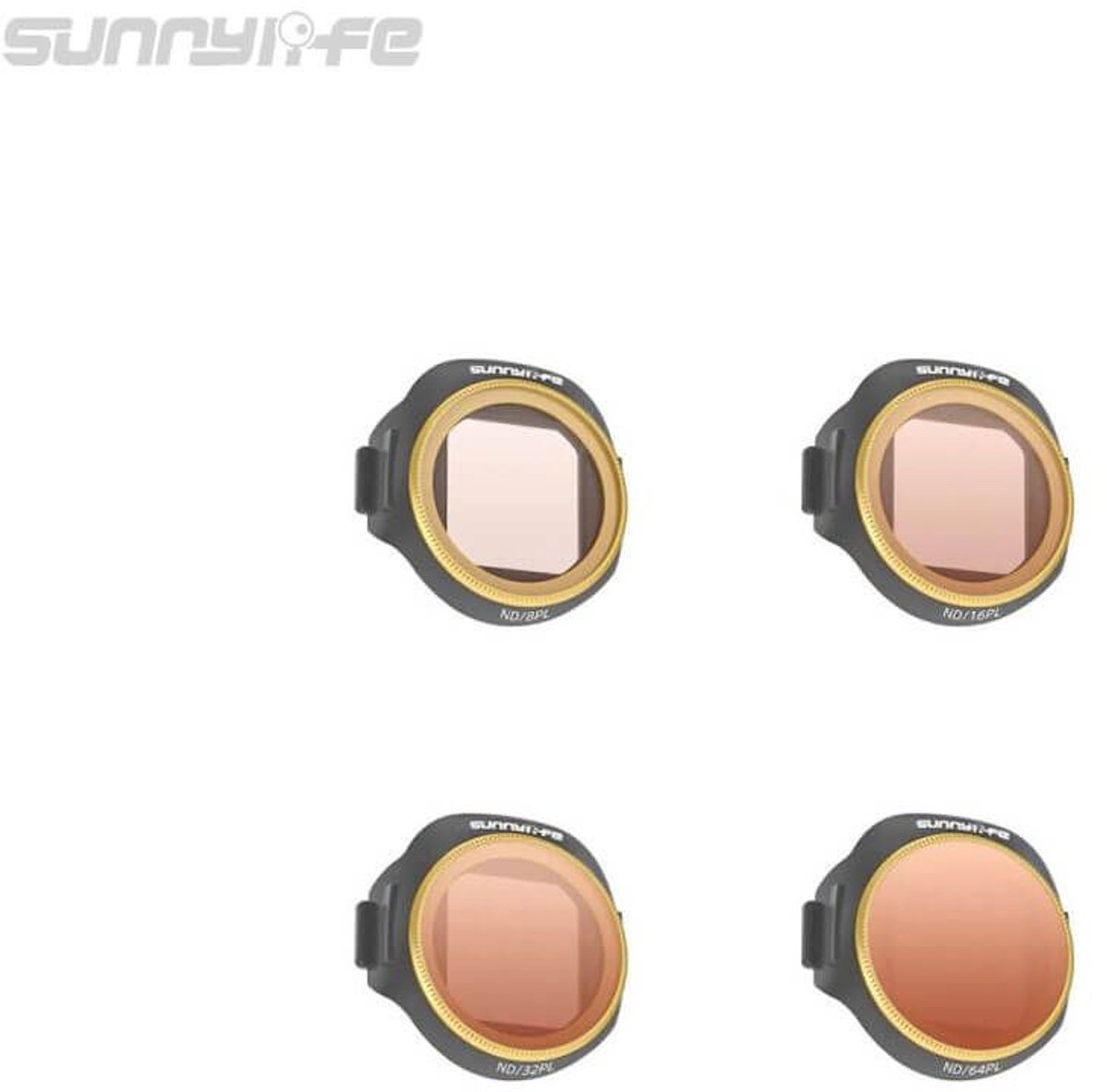 Sunnylife ND/PL Filter Set (4-pack) voor DJI Mini 5 Pro – ND8PL/ND16PL/ND32PL/ND64PL Filters