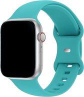 Bracelet en Siliconen Smartwatch - Convient au bracelet en silicone Apple Watch - aqua - Strap-it Watchband / Wristband / Bracelet - Taille: 38 - 40 - 41mm