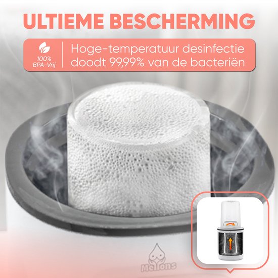 MAM Flesverwarmer, flessenwarmer voor flesjes en babyvoeding, veilig MAM Flesverwarmer, flessenwarmer voor flesjes en babyvoeding, veilig