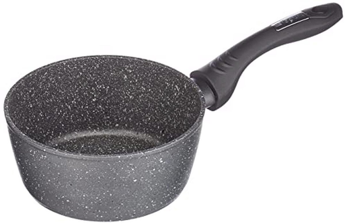 16 cm Braadpan met 1 Handgreep - Aluminium, Grijs