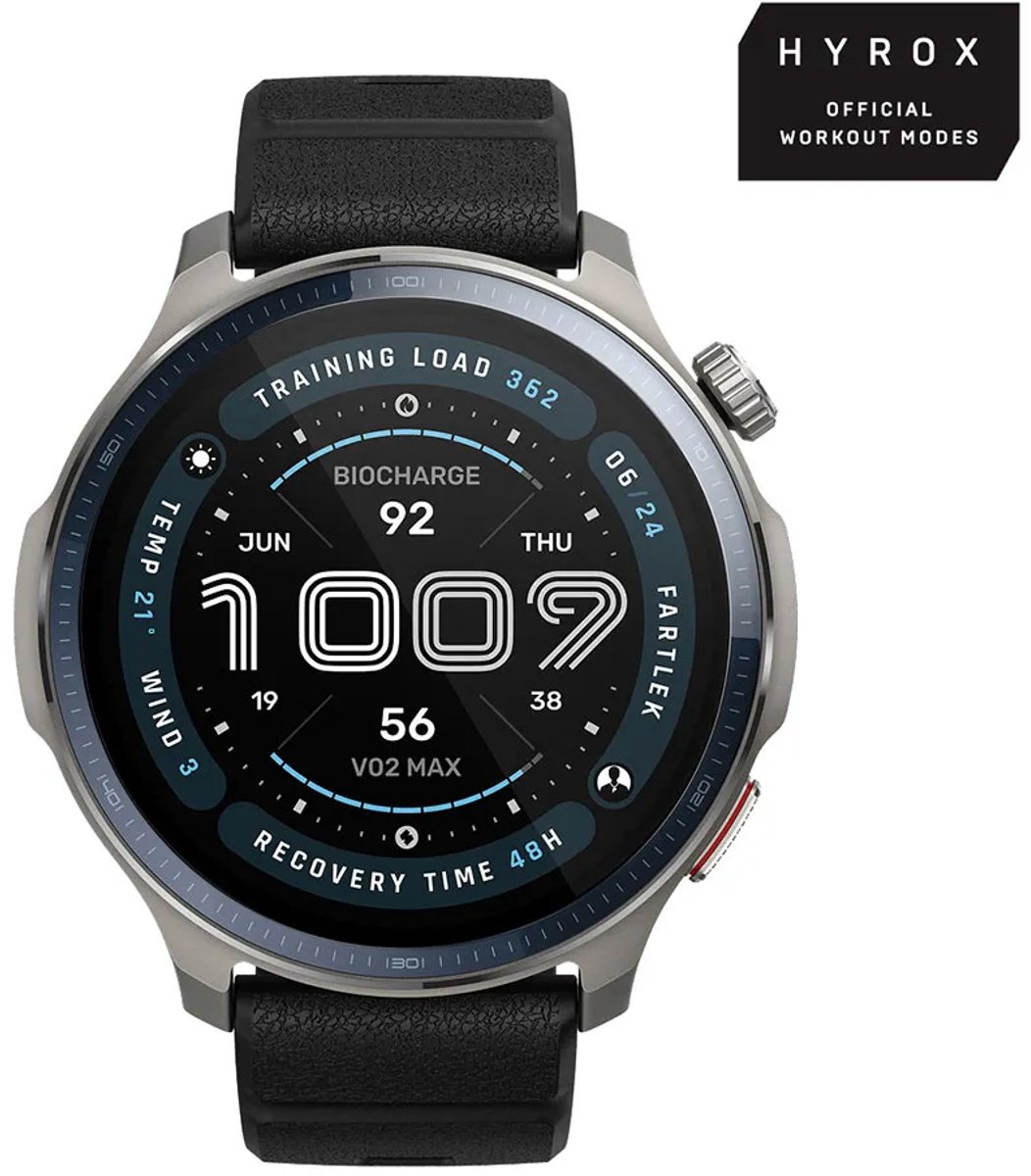 Zepp Amazfit Balance 2 Smartwatch Zwart met Sportfuncties - afbeelding 3