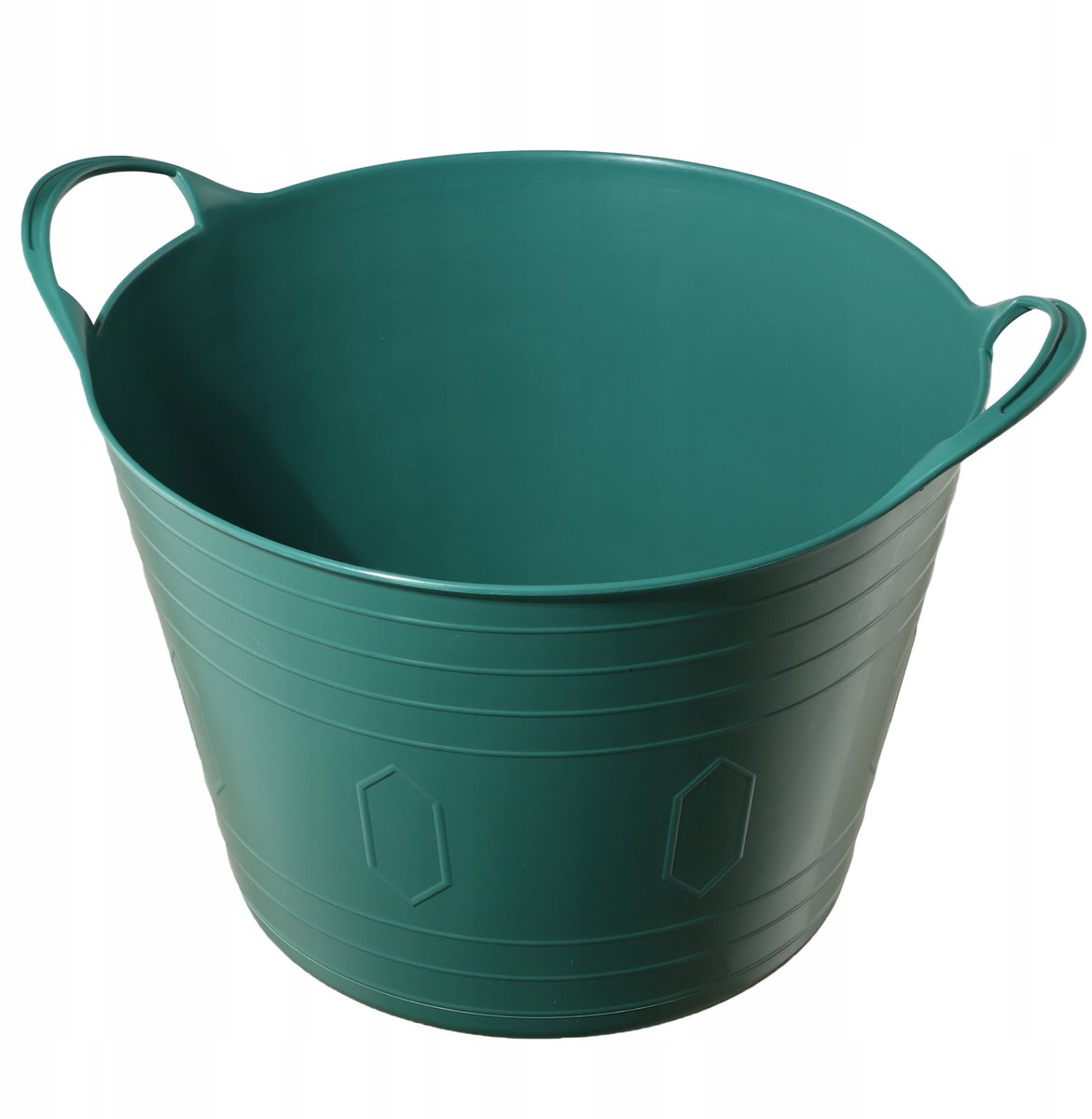 Flexibele Groene Tuin- en Bouwemmer 42L met Sterke Handvatten